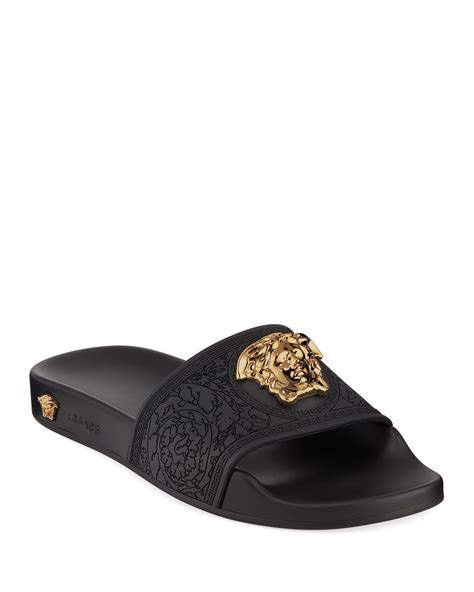 versace medusa pool slides|versace palazzo slides.